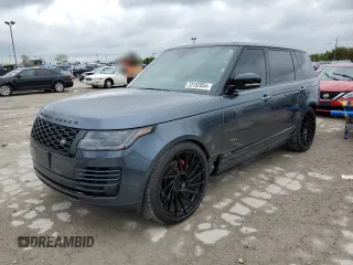 2018 Land Rover Range Rover with VIN SALGV5RE6JA503841, listed as a Copart auction lot 73152854 with 26,752 mi miles and Salvage title. Bid and sale history available at DreamBid. Image 1.