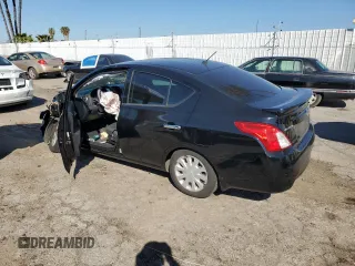 2015 Nissan Versa SV with VIN 3N1CN7AP4FL955661, listed as a Copart auction lot 46438605 with Not Provided miles and Salvage Title. Bid and sale history available at carsss.com. Image 2.