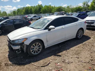 2017 Ford Fusion SE with VIN 3FA6P0H71HR280973, listed as a Copart auction lot 55874795 with 55,501 mi miles and Salvage title. Bid and sale history available at DreamBid. Image 1.