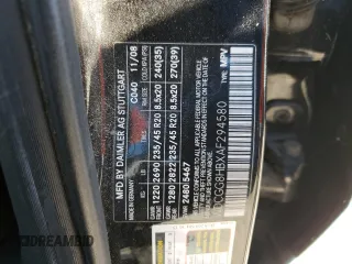 2010 Mercedes-Benz GLK 350 with VIN WDCGG8HBXAF294580, listed as a Copart auction lot 68317094 with 131,233 mi miles and Salvage Title. Bid and sale history available at DreamBid. Image 13.