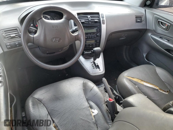 2007 Hyundai Tucson SE with VIN KM8JN12D17U587870, listed as a Copart auction lot 80851704 with 185,437 mi miles and Salvage Title. Bid and sale history available at carsss.com. Image 8.