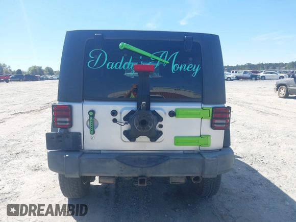 2008 Jeep Wrangler Unlimited Rubicon with VIN 1J4GA691X8L555097, listed as a IAAI auction lot 41889319 with 166,882 mi miles and . Bid and sale history available at DreamBid. Image 16.