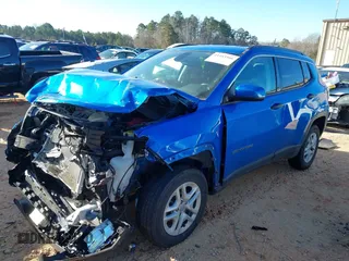 2020 Jeep Compass Sport with VIN 3C4NJDABXLT156953, listed as a IAAI auction lot 41443366 with 52,452 mi miles. Bid and sale history available at carsss.com. Image 2.