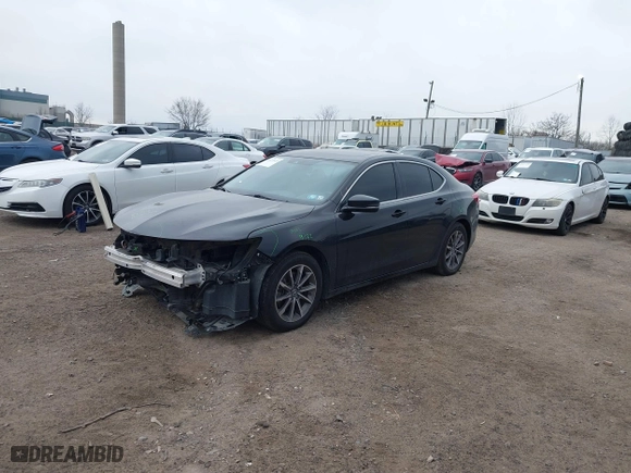 2019 Acura TLX with VIN 19UUB1F30KA004471, listed as a IAAI auction lot 41672633 with 81,856 mi miles. Bid and sale history available at carsss.com. Image 18.