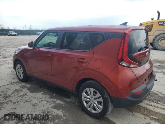 2020 Kia Soul S with VIN KNDJ23AUXL7122250, listed as a Copart auction lot 52758195 with 55,572 mi miles and Salvage Title. Bid and sale history available at carsss.com. Image 2.