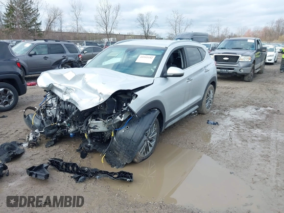 2019 Hyundai Tucson Limited with VIN KM8J3CAL1KU972574, listed as a IAAI auction lot 41932242 with 41,677 mi miles and . Bid and sale history available at DreamBid. Image 18.