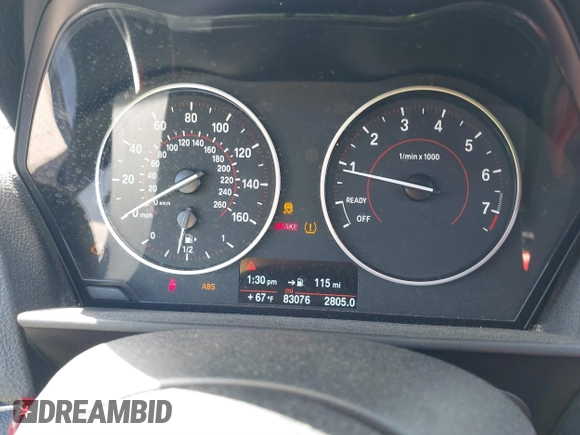 2014 BMW 2 Series M235i with VIN WBA1J7C51EVX33702, listed as a IAAI auction lot 41713337 with 83,076 mi miles. Bid and sale history available at carsss.com. Image 7.