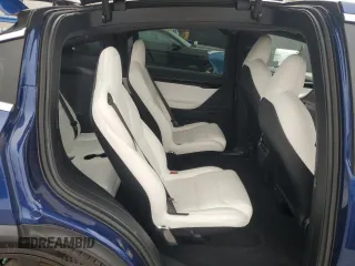 2020 Tesla Model X Long Range with VIN 5YJXCBE2XLF250234, listed as a Copart auction lot 42236365 with 63,401 mi miles and Non Repairable. Bid and sale history available at carsss.com. Image 11.