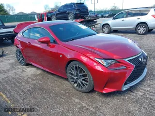 2017 Lexus RC with VIN JTHHA5BC6H5006774, listed as a IAAI auction lot 41689039 with 144,221 mi miles. Bid and sale history available at carsss.com. Image 1.