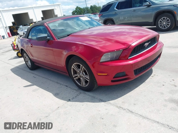 2014 Ford Mustang V6 with VIN 1ZVBP8EM8E5278957, listed as a IAAI auction lot 41996963 with 128,489 mi miles. Bid and sale history available at carsss.com. Image 1.
