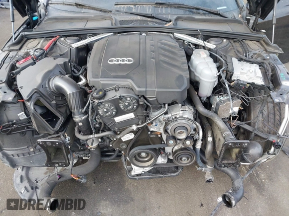 2021 Audi A4 S line Premium with VIN WAUDAAF44MA054560, listed as a IAAI auction lot 41165005 with 31,548 mi miles and . Bid and sale history available at DreamBid. Image 10.