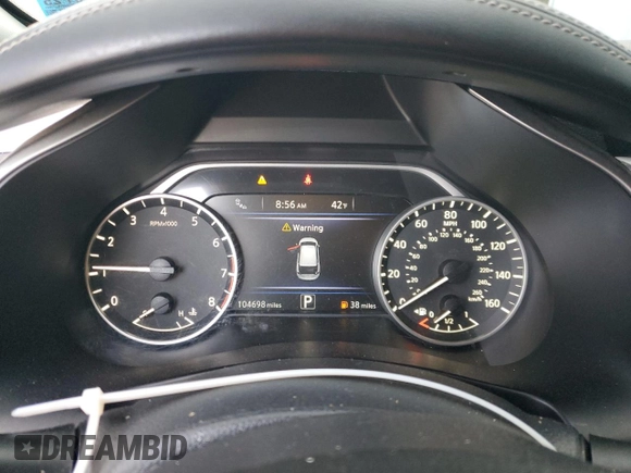2020 Nissan Murano SV with VIN 5N1AZ2BS2LN131941, listed as a Copart auction lot 46855315 with 104,698 mi miles and Clean Title. Bid and sale history available at DreamBid. Image 9.