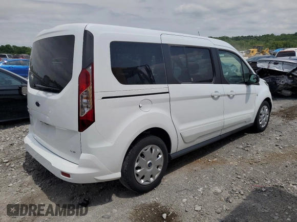 2015 Ford Transit Connect XLT with VIN NM0GE9F7XF1177695, listed as a Copart auction lot 57456015 with 84,497 mi miles and Salvage title. Bid and sale history available at DreamBid. Image 3.