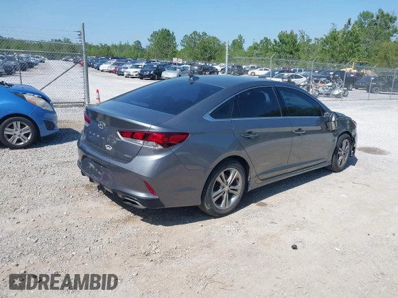 2018 Hyundai Sonata Sport with VIN 5NPE34AFXJH675527, listed as a IAAI auction lot 41996427 with 127,757 mi miles and . Bid and sale history available at carsss.com. Image 4.