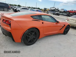 2019 Chevrolet Corvette Z51 1LT with VIN 1G1YH2D79K5101311, listed as a Copart auction lot 76153094 with 47,612 mi miles and Salvage Title. Bid and sale history available at carsss.com. Image 3.
