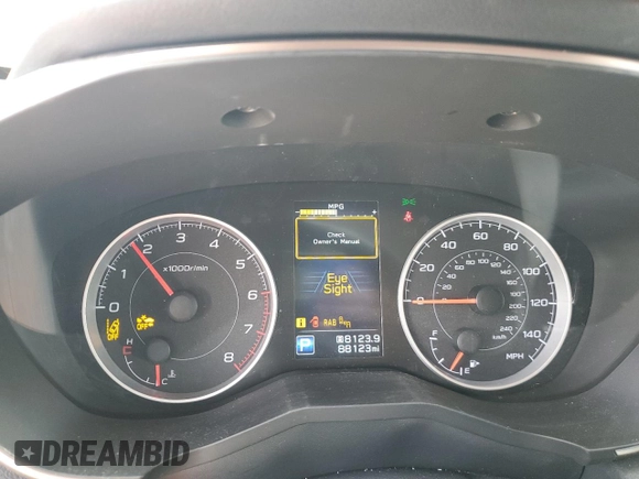 2019 Subaru Ascent Premium with VIN 4S4WMACD5K3453255, listed as a Copart auction lot 58798535 with 88,123 mi miles and Salvage title. Bid and sale history available at DreamBid. Image 9.