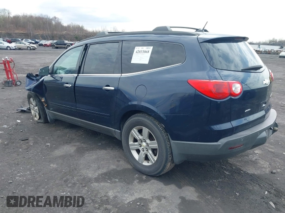 2011 Chevrolet Traverse 1LT with VIN 1GNKVGEDXBJ223343, listed as a IAAI auction lot 42033068 with 195,519 mi miles and . Bid and sale history available at DreamBid. Image 3.