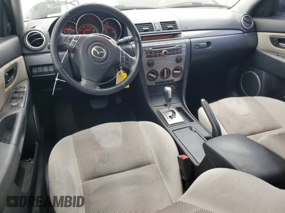 2008 Mazda 3 S GT with VIN JM1BK344X81163665, listed as a Copart auction lot 53690955 with 184,056 mi miles and Salvage Title. Bid and sale history available at DreamBid. Image 8.