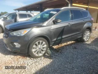 2017 Ford Escape Titanium with VIN 1FMCU0J92HUA37355, listed as a Copart auction lot 52365875 with 82,651 mi miles and Salvage Title. Bid and sale history available at carsss.com. Image 1.