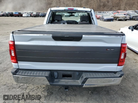 2021 Ford F-150 XL with VIN 1FTMF1C57MKD79392, listed as a Copart auction lot 49148275 with 29,241 mi miles and Salvage title. Bid and sale history available at DreamBid. Image 6.
