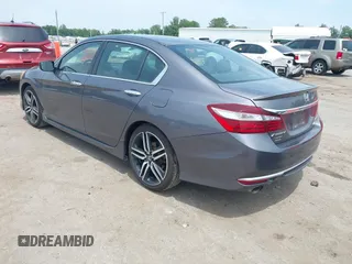 2016 Honda Accord Sport with VIN 1HGCR2F58GA076752, listed as a IAAI auction lot 42506589 with 146,474 mi miles and . Bid and sale history available at DreamBid. Image 3.