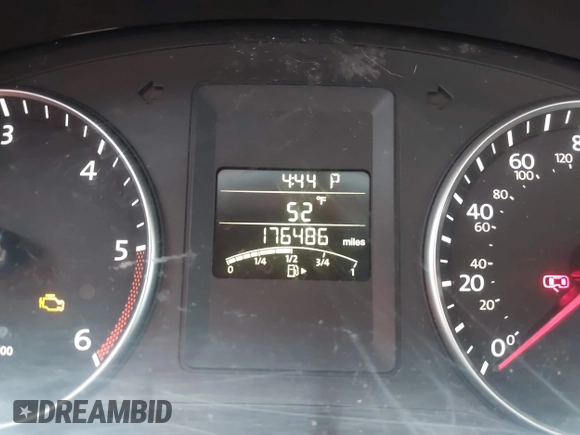 2012 Volkswagen Jetta TDI w/Premium with VIN 3VWLL7AJ9CM367840, listed as a IAAI auction lot 41868444 with 176,486 mi miles and . Bid and sale history available at DreamBid. Image 7.