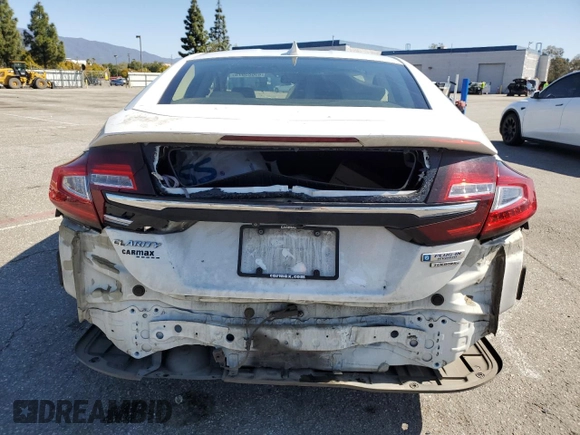 2018 Honda Clarity Plug-In Hybrid Touring with VIN JHMZC5F35JC003567, listed as a Copart auction lot 49685975 with 495,039 mi miles and Salvage Title. Bid and sale history available at carsss.com. Image 6.