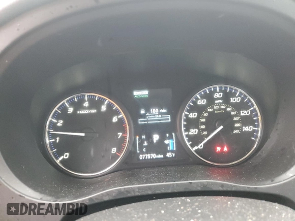 2020 Mitsubishi Outlander ES with VIN JA4AZ3A36LZ021000, listed as a Copart auction lot 49461295 with 77,570 mi miles and Salvage title. Bid and sale history available at DreamBid. Image 9.