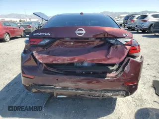 2024 Nissan Sentra SV with VIN 3N1AB8CV2RY242542, listed as a Copart auction lot 61614795 with 5,960 mi miles and Salvage title. Bid and sale history available at DreamBid. Image 6.