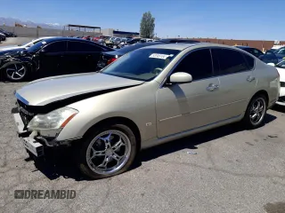 2006 Infiniti M45 with VIN JNKBY01E96M203593, listed as a Copart auction lot 53349164 with 163,646 mi miles and Salvage Title. Bid and sale history available at carsss.com. Image 1.