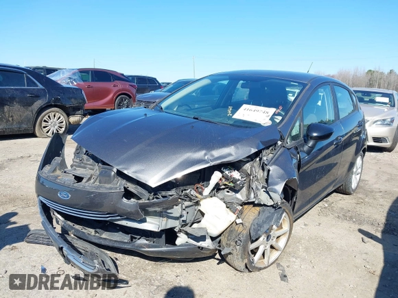 2019 Ford Fiesta SE with VIN 3FADP4EJ1KM105769, listed as a IAAI auction lot 41649748 with 88,647 mi miles. Bid and sale history available at carsss.com. Image 2.