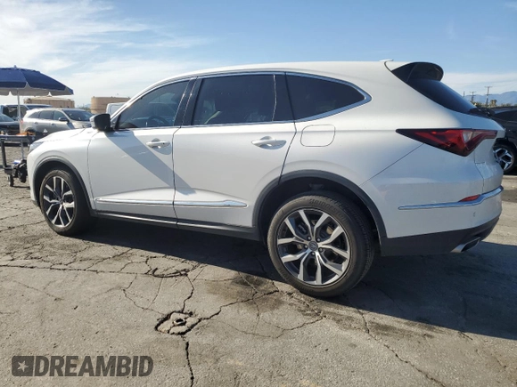 2024 Acura MDX Technology z VIN 5J8YD9H48RL004183, wystawiony jako Copart lot #49855855 z przebiegiem 22 619 mil mil oraz Szkoda całkowita • Salvage title. Historia ofert i sprzedaży dostępna na DreamBid. Obrazek 2.