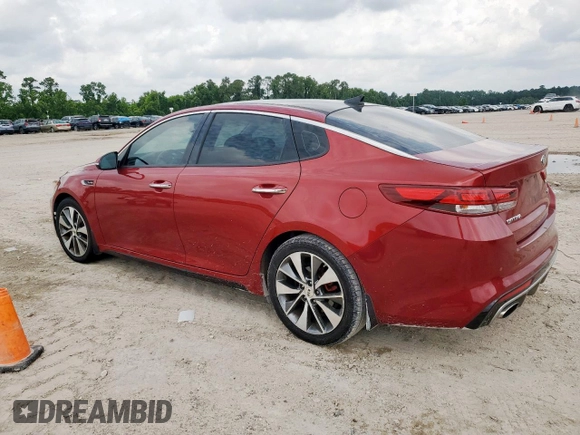 2016 Kia Optima SX Turbo with VIN 5XXGW4L24GG114013, listed as a Copart auction lot 60498985 with 106,457 mi miles and Clean title. Bid and sale history available at DreamBid. Image 2.