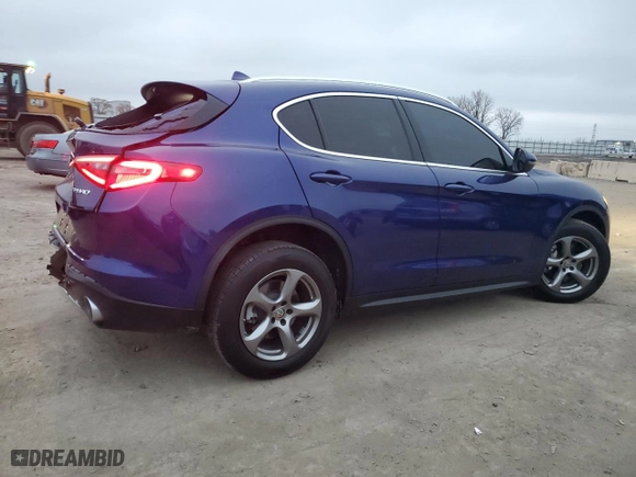 2021 Alfa Romeo Stelvio Sport with VIN ZASPAKAN6M7D03323, listed as a Copart auction lot 81720624 with 41,843 mi miles and Salvage Title. Bid and sale history available at carsss.com. Image 3.
