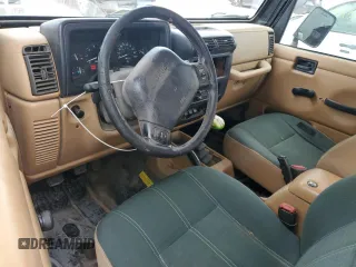 1998 Jeep Wrangler Sahara with VIN 1J4FY49S0WP749826, listed as a Copart auction lot 55174205 with 203,574 mi miles and Salvage title. Bid and sale history available at DreamBid. Image 8.