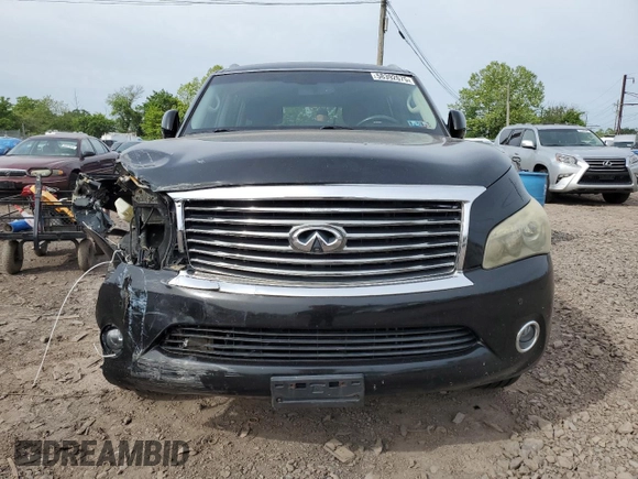 2012 Infiniti QX56 7-passenger z VIN JN8AZ2NE6C9020963, wystawiony jako Copart lot #58392675 z przebiegiem 256 752 mil mil oraz Szkoda całkowita • Salvage title. Historia ofert i sprzedaży dostępna na DreamBid. Obrazek 5.