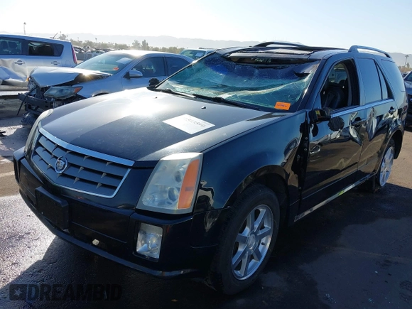 2005 Cadillac SRX with VIN 1GYEE63A150118834, listed as a IAAI auction lot 41503590 with 194,939 mi miles. Bid and sale history available at carsss.com. Image 2.