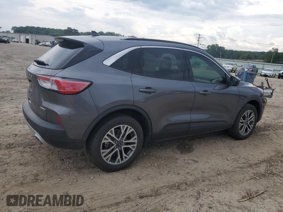 2021 Ford Escape SEL with VIN 1FMCU9H68MUB09069, listed as a Copart auction lot 58760215 with 27,694 mi miles and Salvage title. Bid and sale history available at DreamBid. Image 3.