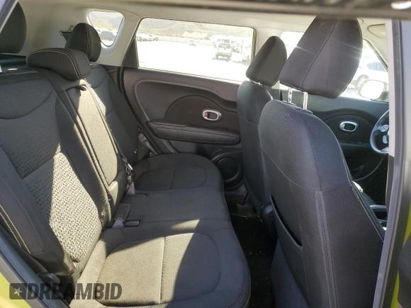 2015 Kia Soul + with VIN KNDJP3A5XF7794534, listed as a Copart auction lot 41870595 with 62,811 mi miles and Salvage Title. Bid and sale history available at carsss.com. Image 10.