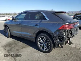 2023 Audi Q8 Premium Plus z VIN WA1EVBF12PD045117, wystawiony jako Copart lot #82049644 z przebiegiem Nie podano mil oraz Szkoda całkowita • Salvage title. Historia ofert i sprzedaży dostępna na DreamBid. Obrazek 2.