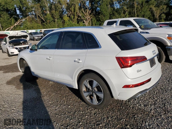 2022 Audi Q5 Premium Plus z VIN WA1BBAFY2N2085872, wystawiony jako Copart lot #74115654 z przebiegiem Nie podano mil oraz Szkoda całkowita • Salvage title. Historia ofert i sprzedaży dostępna na DreamBid. Obrazek 2.