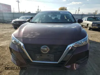 2020 Nissan Sentra SV with VIN 3N1AB8CV6LY311062, listed as a Copart auction lot 77879454 with 22,283 mi miles and Salvage Title. Bid and sale history available at DreamBid. Image 5.