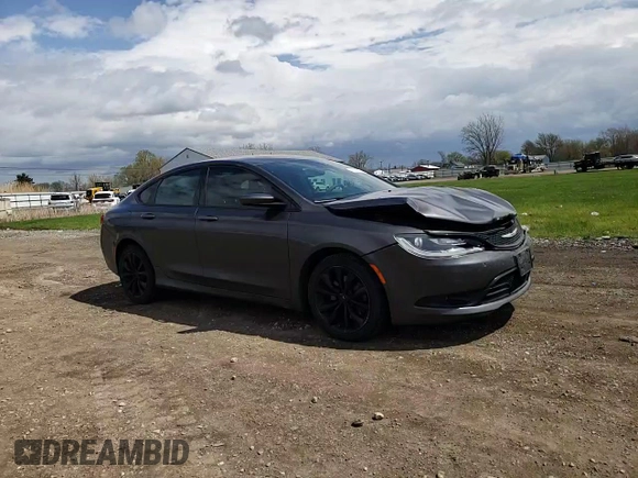 2015 Chrysler 200 S with VIN 1C3CCCDG3FN618085, listed as a Copart auction lot 53937485 with 126,686 mi miles and Salvage Title. Bid and sale history available at carsss.com. Image 13.