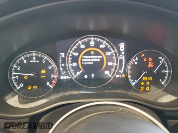 2020 Mazda 3 Preferred with VIN JM1BPBDM3L1170929, listed as a Copart auction lot 56252055 with 55,997 mi miles and Salvage title. Bid and sale history available at DreamBid. Image 9.