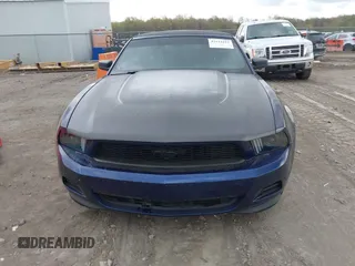 2012 Ford Mustang V6 with VIN 1ZVBP8EM7C5276470, listed as a IAAI auction lot 42112212 with 142,899 mi miles and . Bid and sale history available at carsss.com. Image 12.