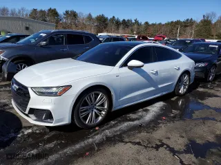 2019 Audi A7 Premium Plus with VIN WAUU2AF21KN017385, listed as a Copart auction lot 46136025 with 75,136 mi miles and Clean Title. Bid and sale history available at carsss.com. Image 1.