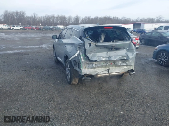 2021 Nissan Murano SL with VIN 5N1AZ2CS3MC147061, listed as a IAAI auction lot 41358296 with 15,404 mi miles and . Bid and sale history available at DreamBid. Image 3.