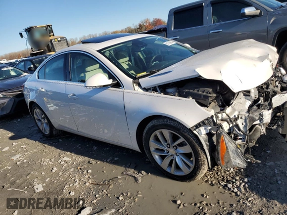 2017 Buick Regal Premium II with VIN 2G4GR5GX1H9125512, listed as a Copart auction lot 81146814 with 69,692 mi miles and Salvage Title. Bid and sale history available at carsss.com. Image 4.