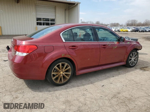 2013 Subaru Legacy 2.5i Sport with VIN 4S3BMCG6XD3025470, listed as a Copart auction lot 50873325 with 192,566 mi miles and Salvage Title. Bid and sale history available at carsss.com. Image 3.