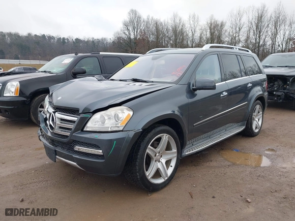 2012 Mercedes-Benz GL-Class GL 550 with VIN 4JGBF8GE0CA773312, listed as a IAAI auction lot 41399833 with 180,702 mi miles. Bid and sale history available at carsss.com. Image 17.